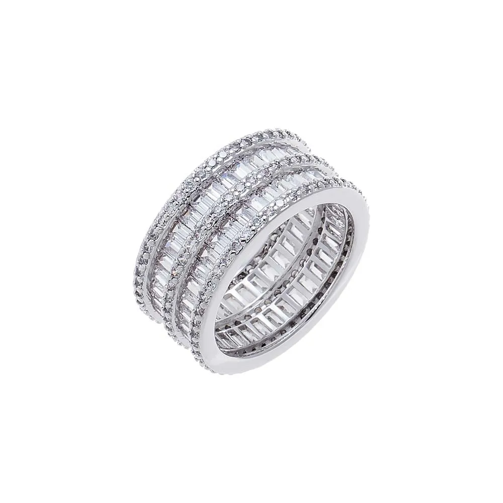 Wide Pavé CZ Statement Ring sold by Adina Eden's product image thumbnail 2