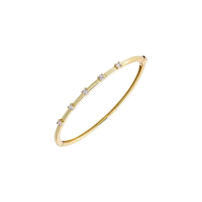 Scattered CZ Bangle made by Adina Eden's