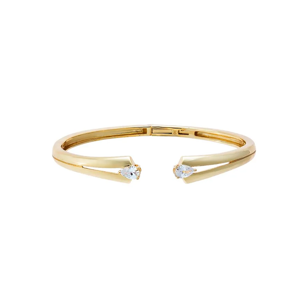 CZ Tip Open Bangle Bracelet sold by Adina Eden's product image thumbnail 2
