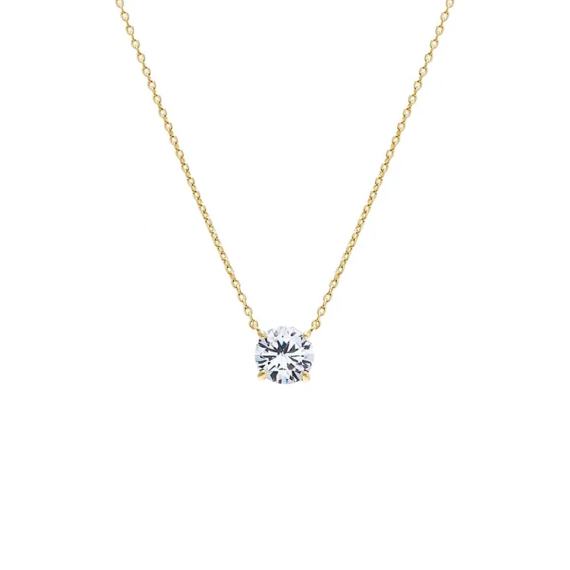 Moissanite Juliette Necklace made by Adina Eden's