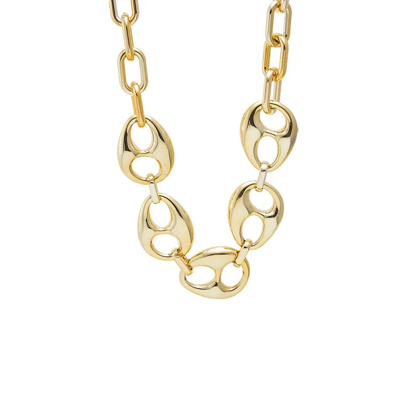 Super Chunky Mariner Link Chain Necklace made by Adina Eden's