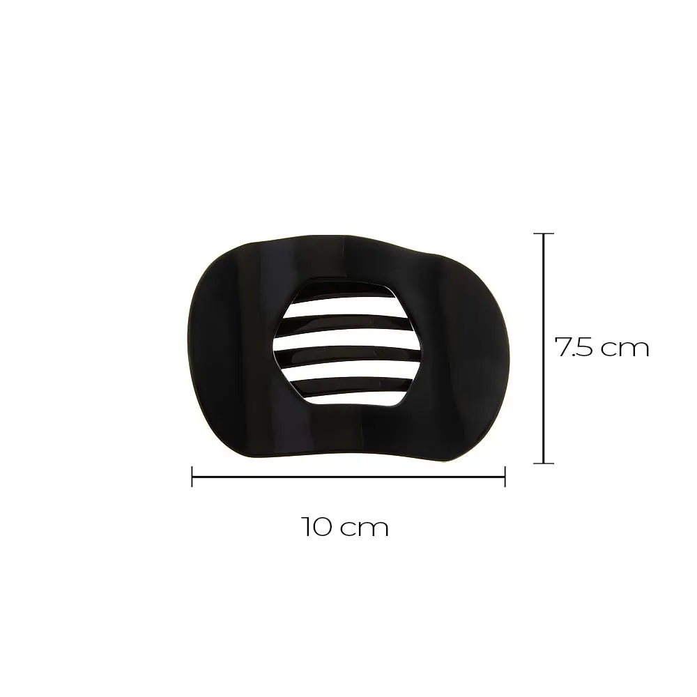 Tortoise & Black Oversized Flat Lay Clip Set sold by Adina Eden's product image thumbnail 4