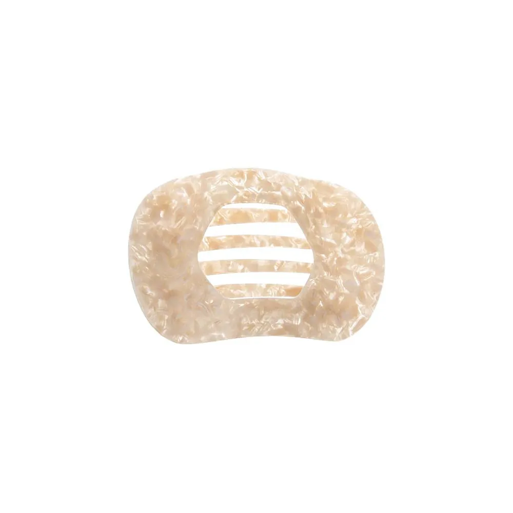 Pearlized Ivory & Neutral Tortoise Oversized Flat Lay Clip Set sold by Adina Eden's product image thumbnail 4