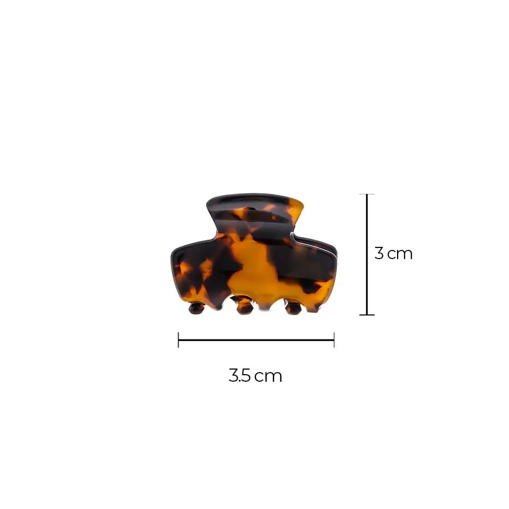 Neutral Classics Mini Claw Clip Set (Tortoise & Black) sold by Adina Eden's product image thumbnail 4