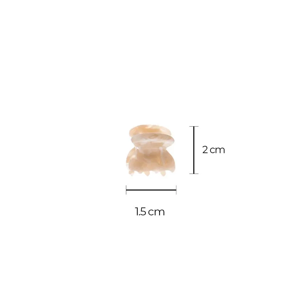 Everyday Neutral Mini Claw Clip Set (Clear, Tortoise & Black) sold by Adina Eden's product image thumbnail 3