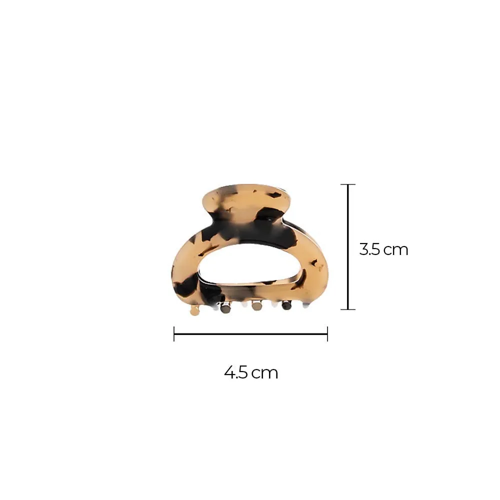 Neutral Everyday Claw Clip Set (Cream, Tortoise & Black) sold by Adina Eden's product image thumbnail 4
