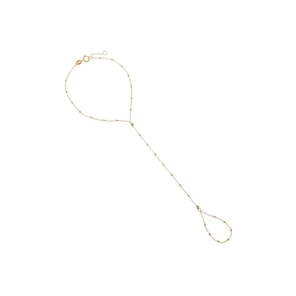 Solid Ball Chain Hand Chain 14K sold by Adina Eden's