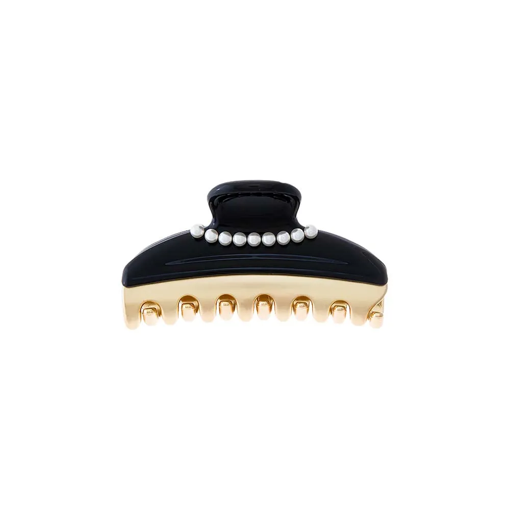 Pearl Accented Two Tone Claw Clip sold by Adina Eden's product image thumbnail 4