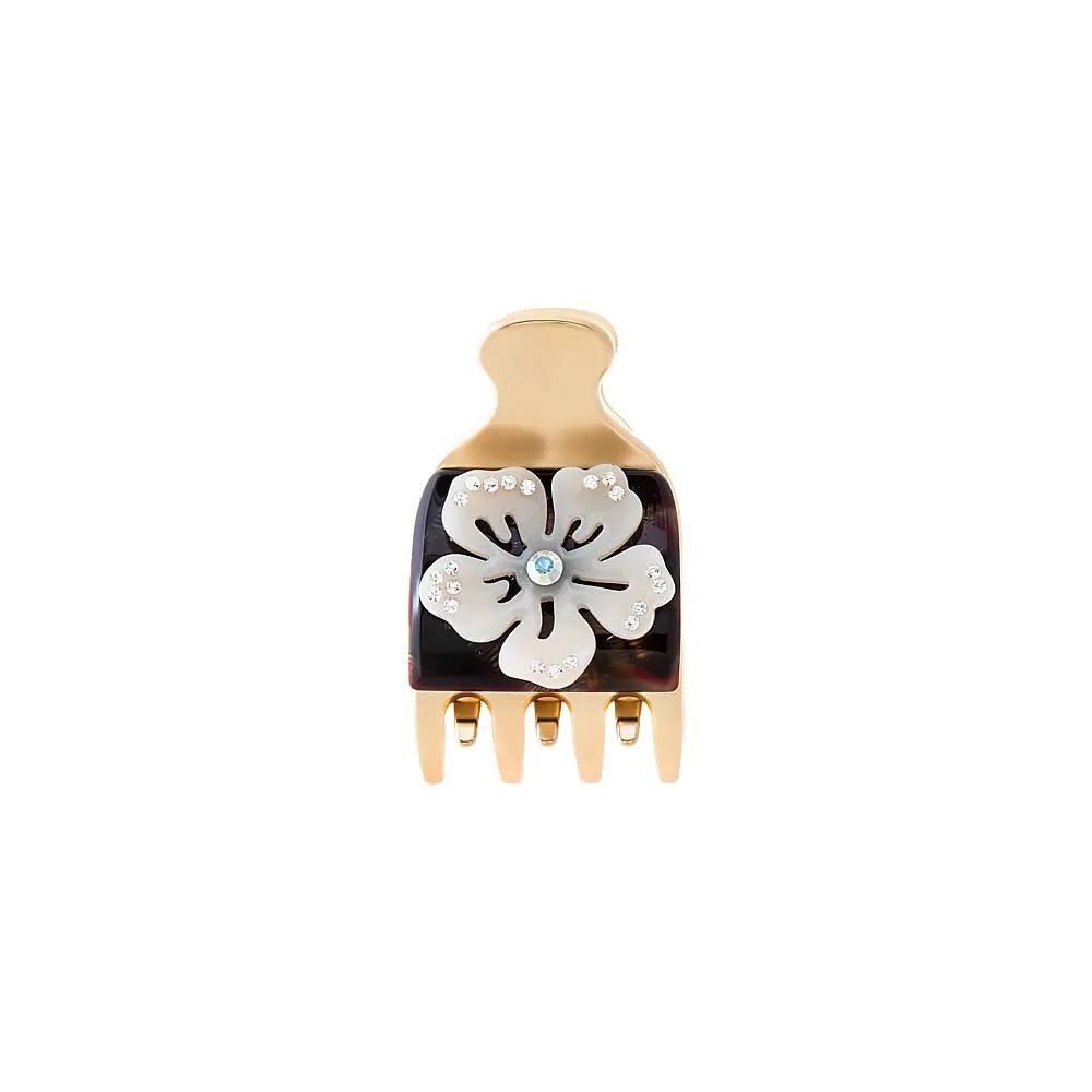 Colored Flower Accent Claw Clip sold by Adina Eden's product image thumbnail 2