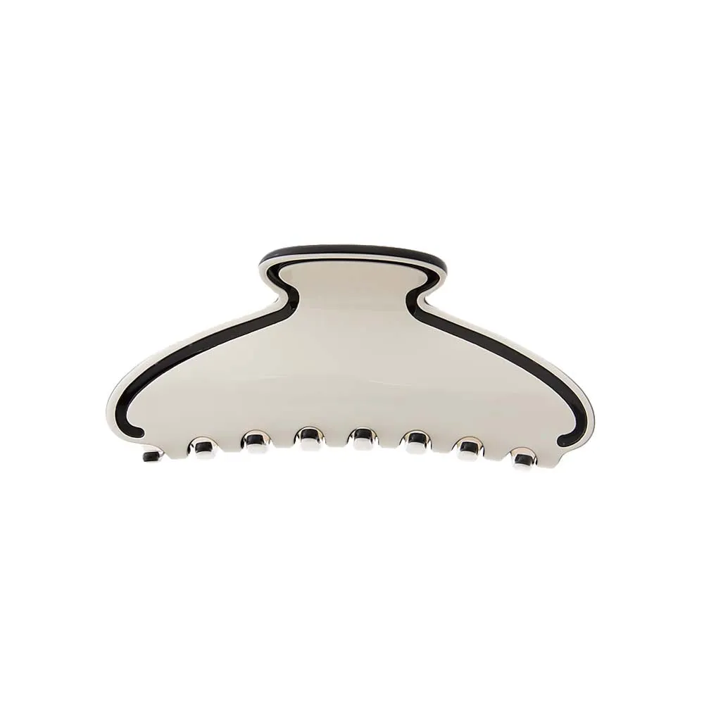 Two Tone Rimmed Acetate Claw Clip sold by Adina Eden's product image thumbnail 5