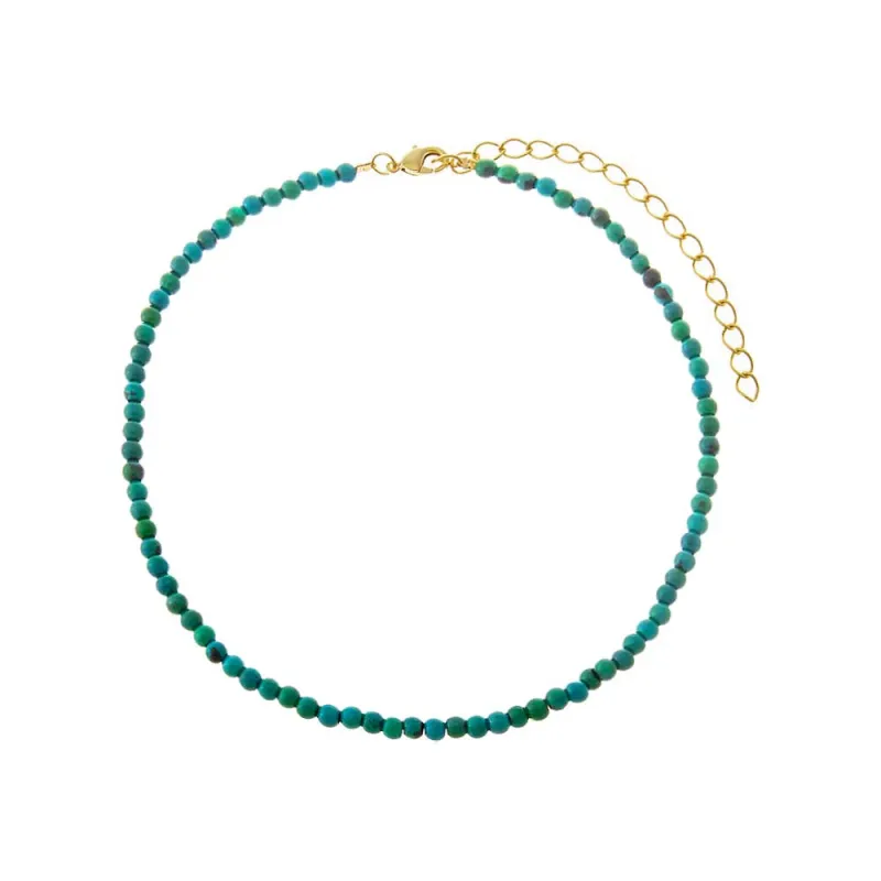 Phoenix Natural Stone Beaded Chain Choker made by Adina Eden's
