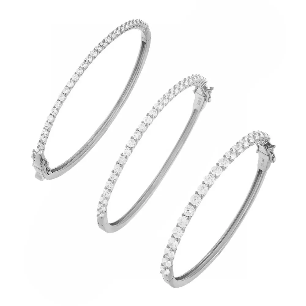 The Classic Tennis Bangle Combo Set sold by Adina Eden's product image thumbnail 2