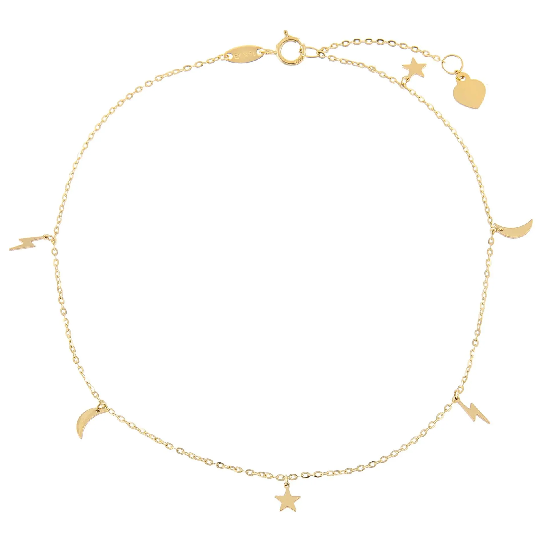 Celestial Anklet 14K sold by Adina Eden's