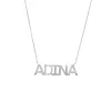 Pave Accented Nameplate Necklace sold by Adina Eden's
