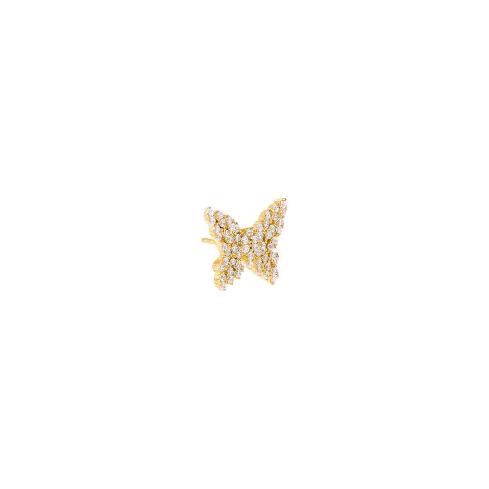 CZ Scattered Marquise Butterfly Stud Earring sold by Adina Eden's product image thumbnail 2