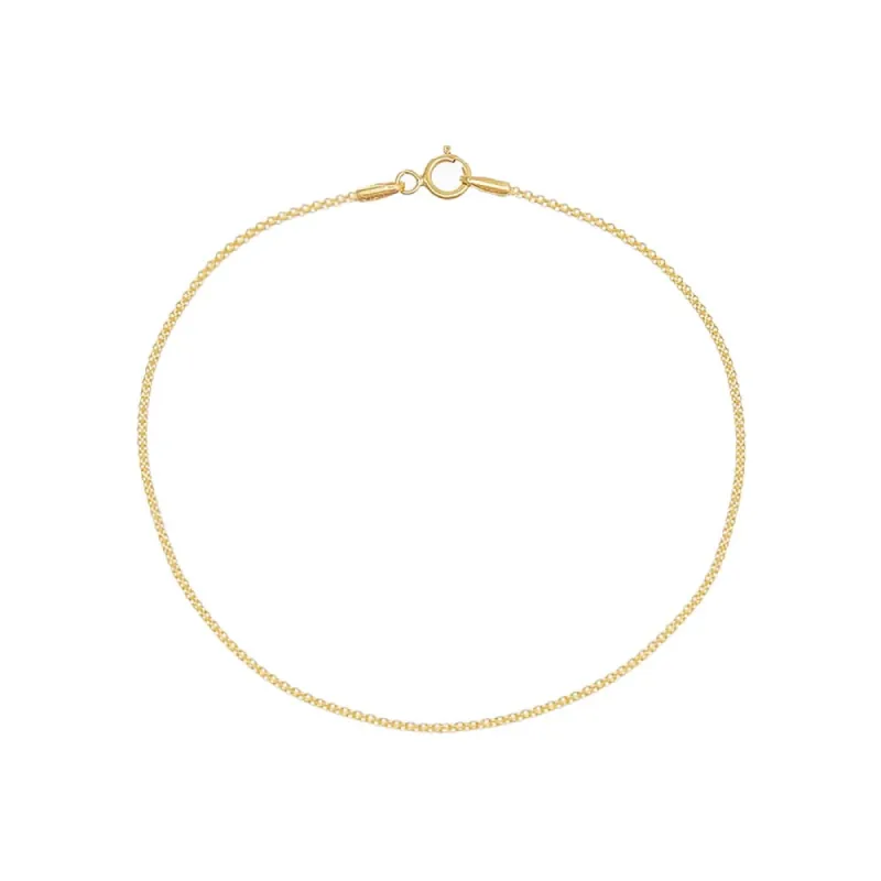 Double Cable Link Chain Bracelet 14K sold by Adina Eden's