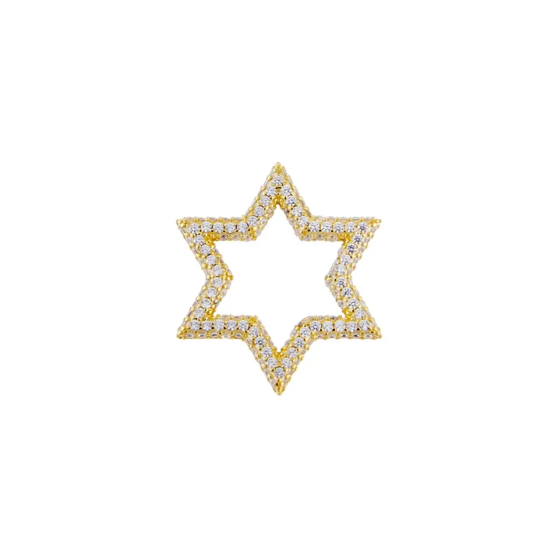Pavé Open Starburst Charm sold by Adina Eden's