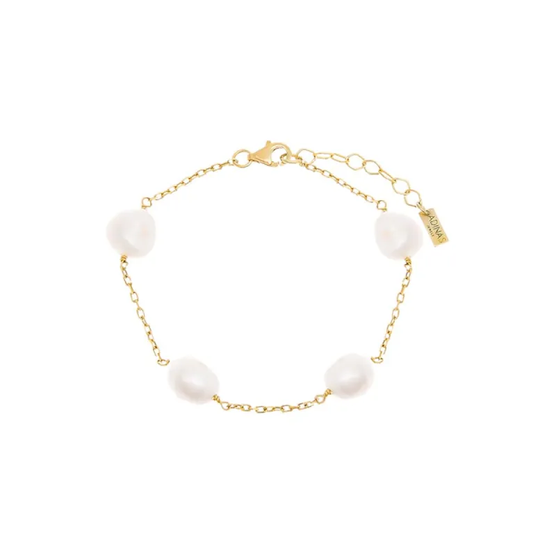 Large Pearl Chain Bracelet sold by Adina Eden's
