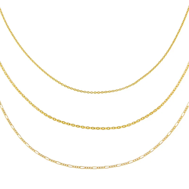 Vintage Chain Necklace Combo Set sold by Adina Eden's