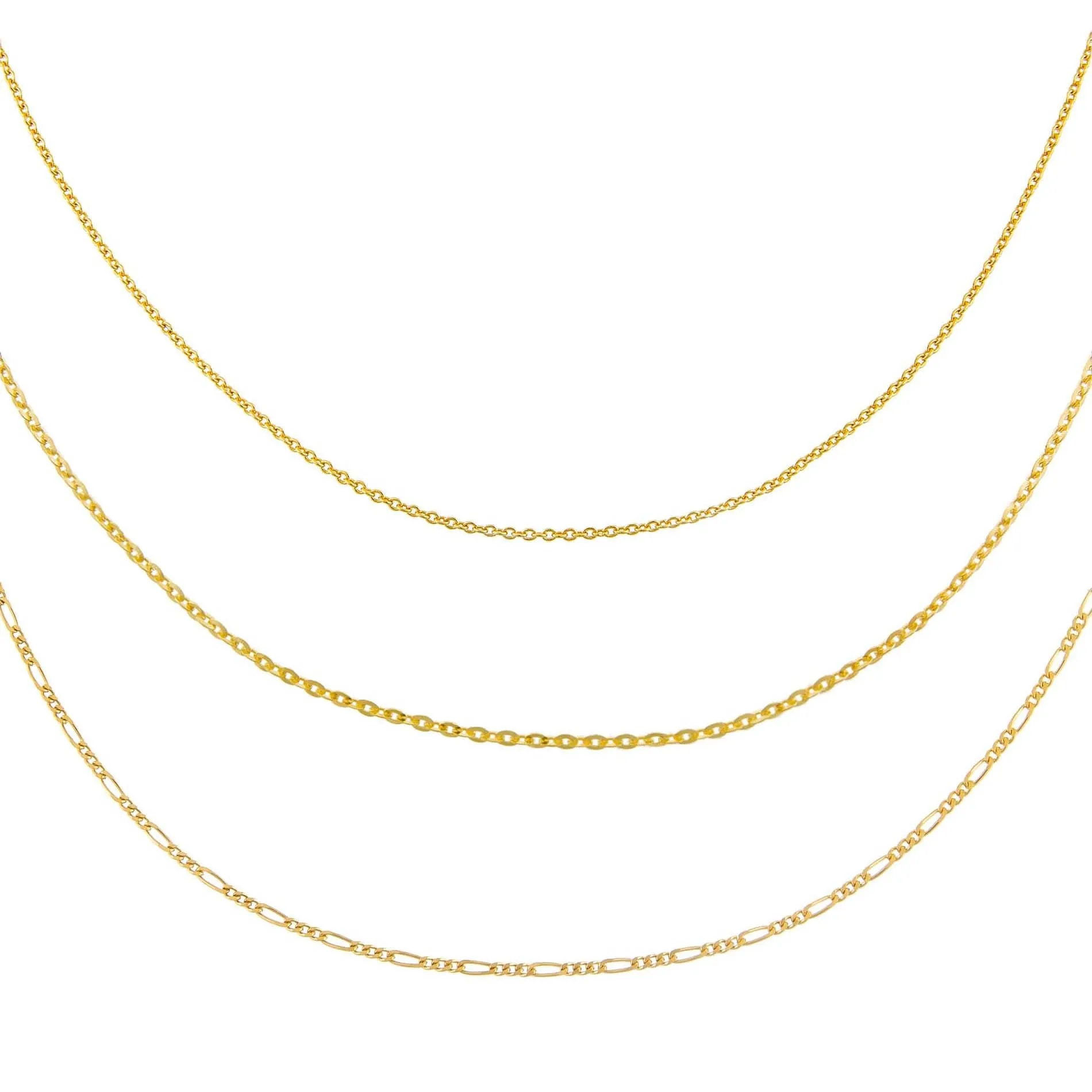 Vintage Chain Necklace Combo Set sold by Adina Eden's