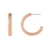 Thin Hollow Hoop Earring 14K sold by Adina Eden's