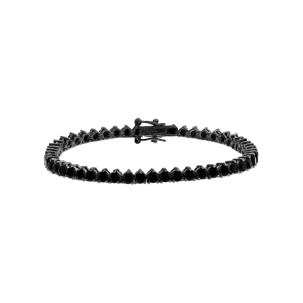 Colored Three Prong Tennis Bracelet sold by Adina Eden's product image thumbnail 4