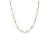 Multi Pearl Beaded Chain Necklace sold by Adina Eden's