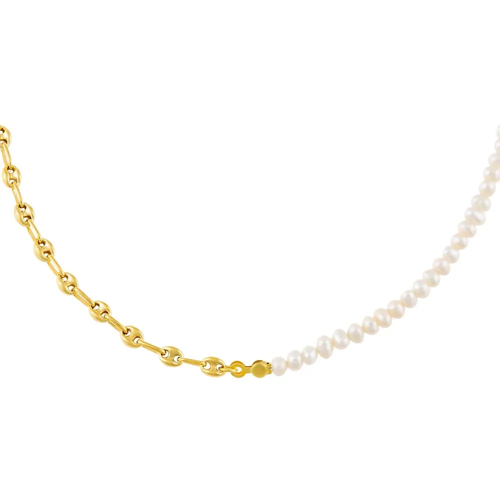 Mariner X Freshwater Pearl Choker sold by Adina Eden's