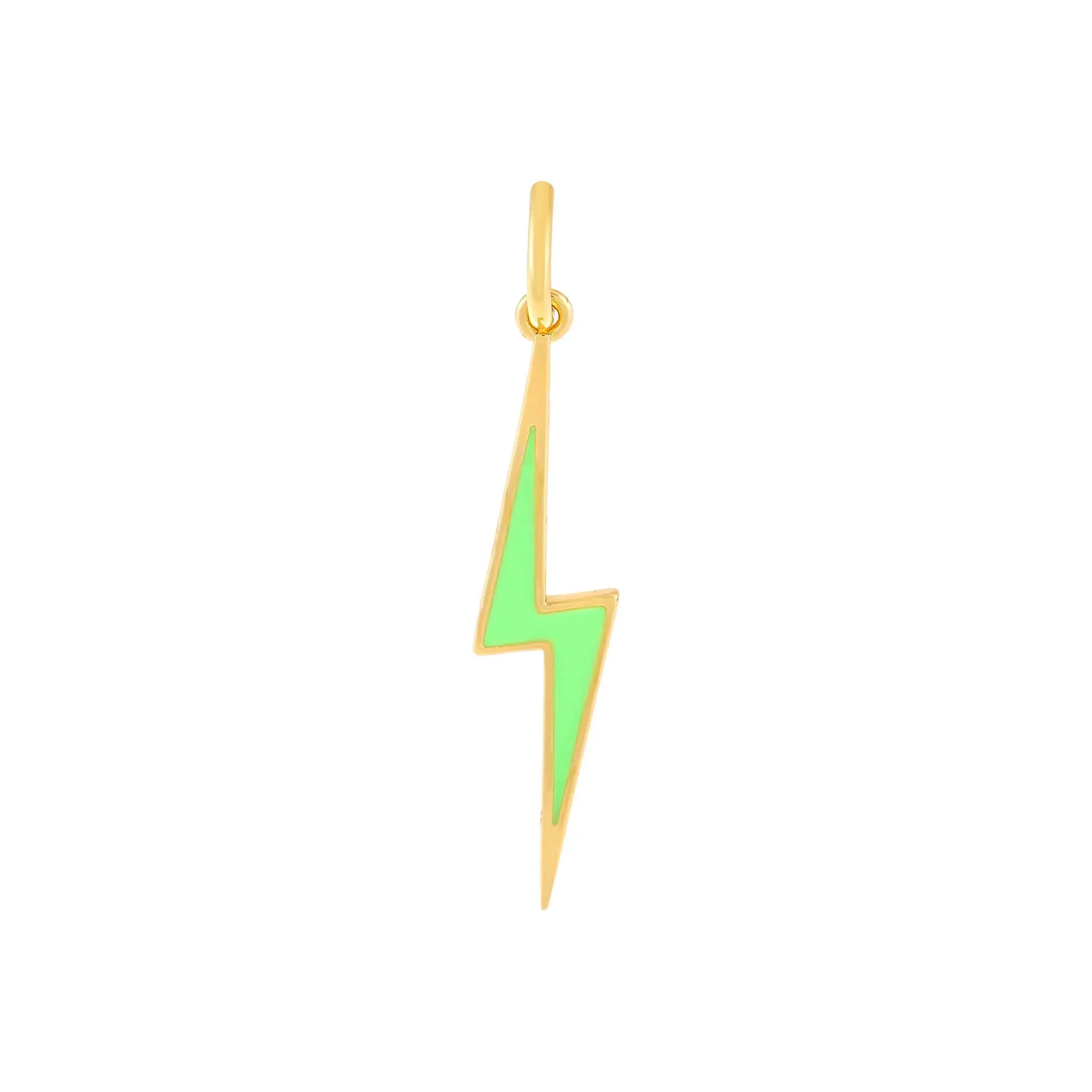 Enamel Lightning Bolt Charm sold by Adina Eden's product image thumbnail 4