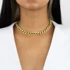 Hollow Chunky Curb Chain Choker sold by Adina Eden's