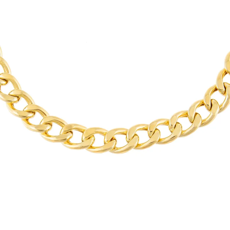 Hollow Chunky Curb Chain Choker sold by Adina Eden's
