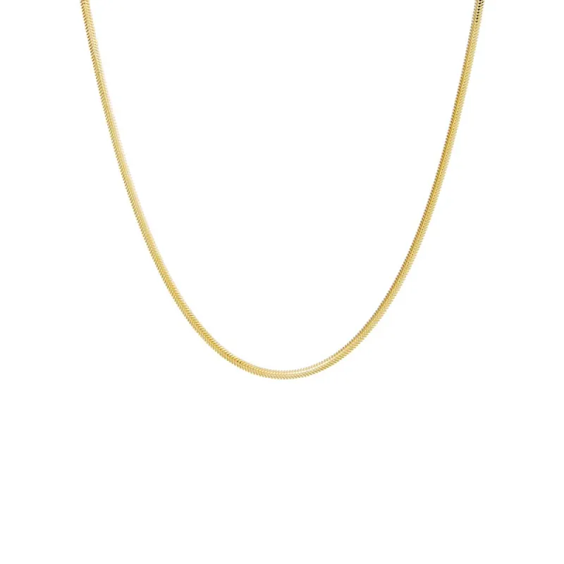 Snake Chain Necklace 14K sold by Adina Eden's