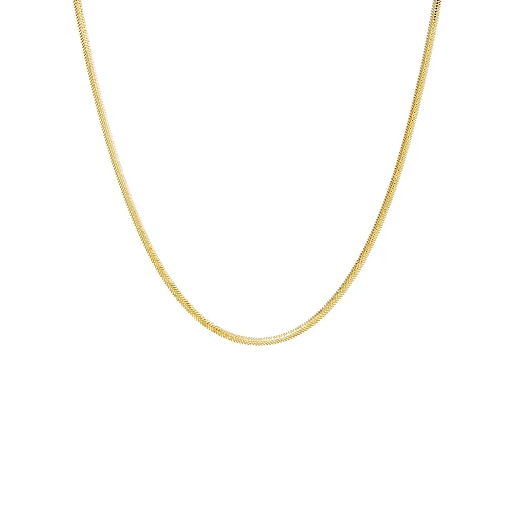 Snake Chain Necklace 14K sold by Adina Eden's