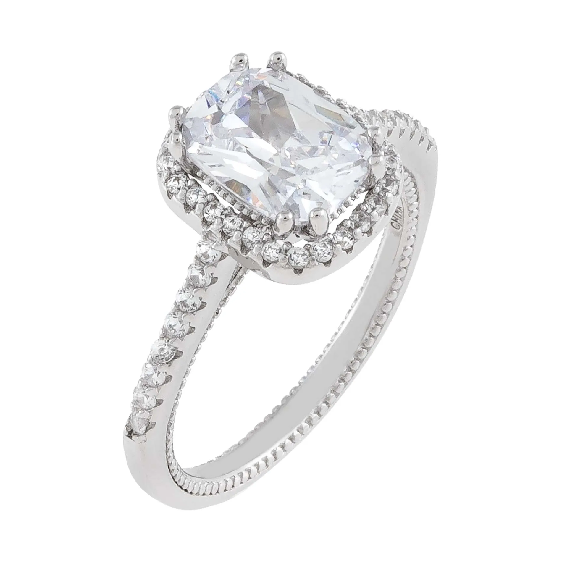 Pavé Halo Travel Ring sold by Adina Eden's