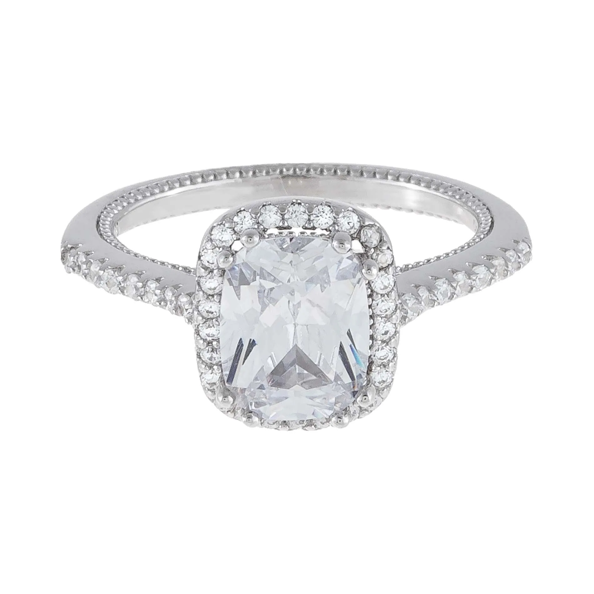 Pavé Halo Travel Ring sold by Adina Eden's product image thumbnail 3