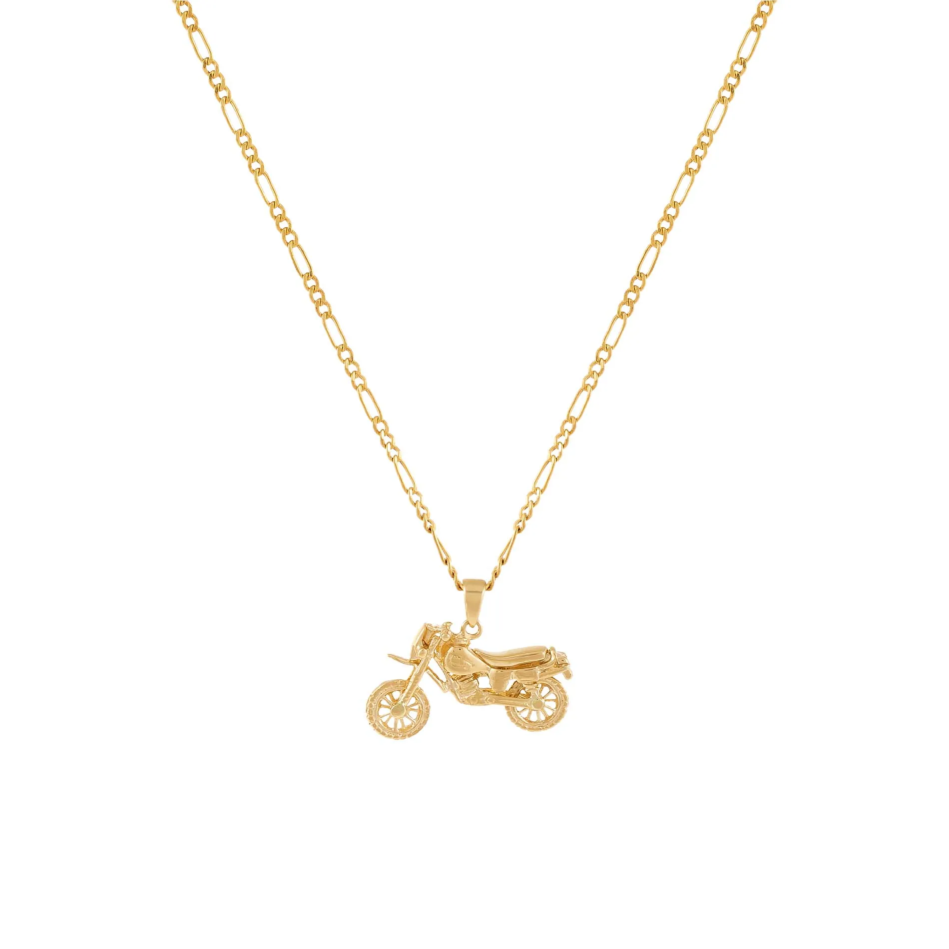 Motorcycle Necklace 14K sold by Adina Eden's