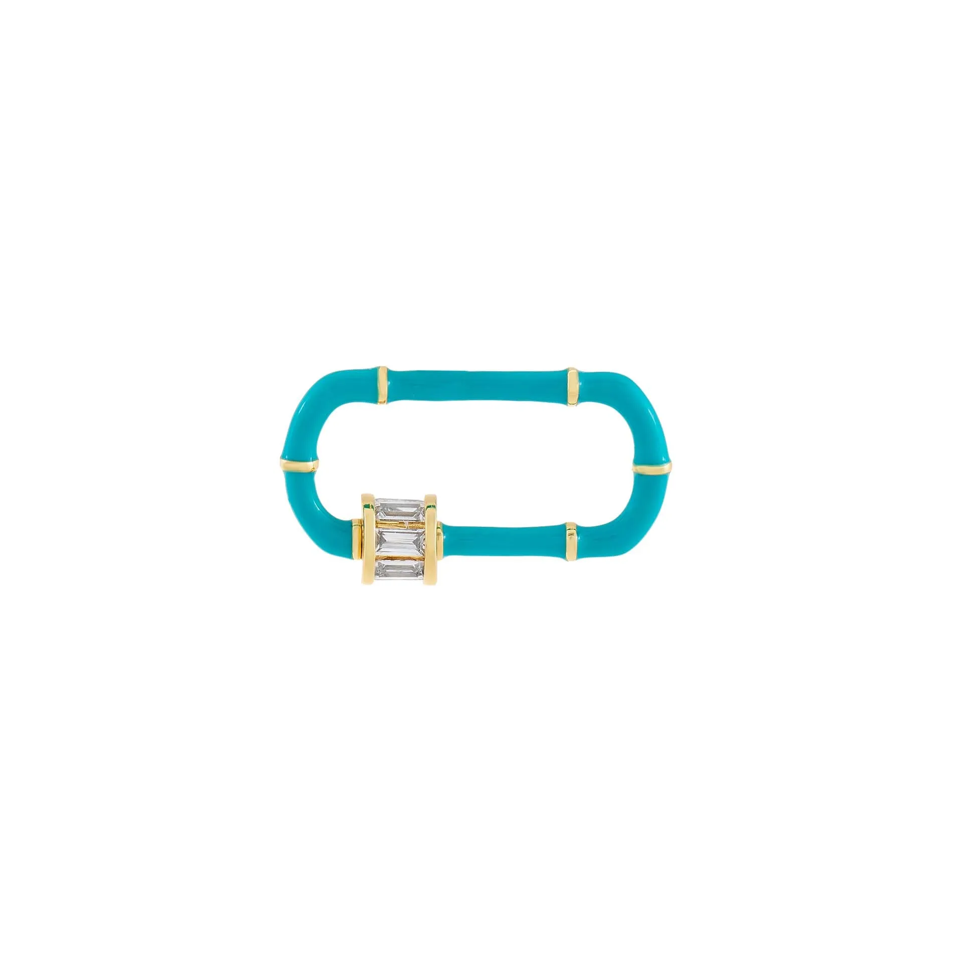 Enamel Baguette Toggle Charm sold by Adina Eden's product image thumbnail 3