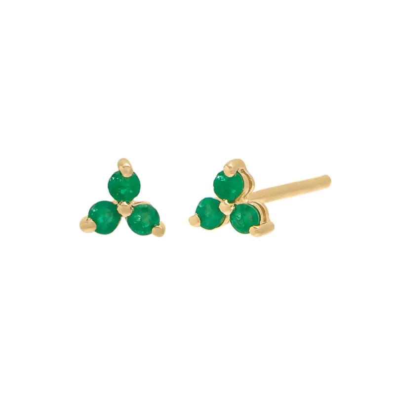 Emerald Trio Cluster
Earring 14K sold by Adina Eden's