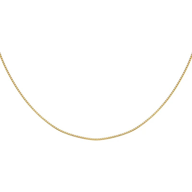 Thin Box Chain Necklace sold by Adina Eden's