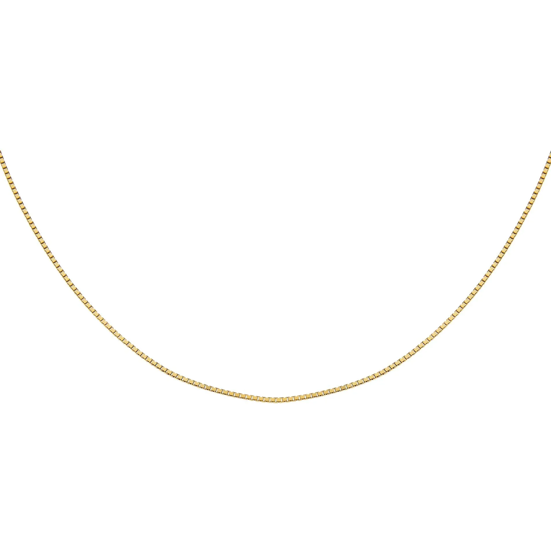 Thin Box Chain Necklace sold by Adina Eden's
