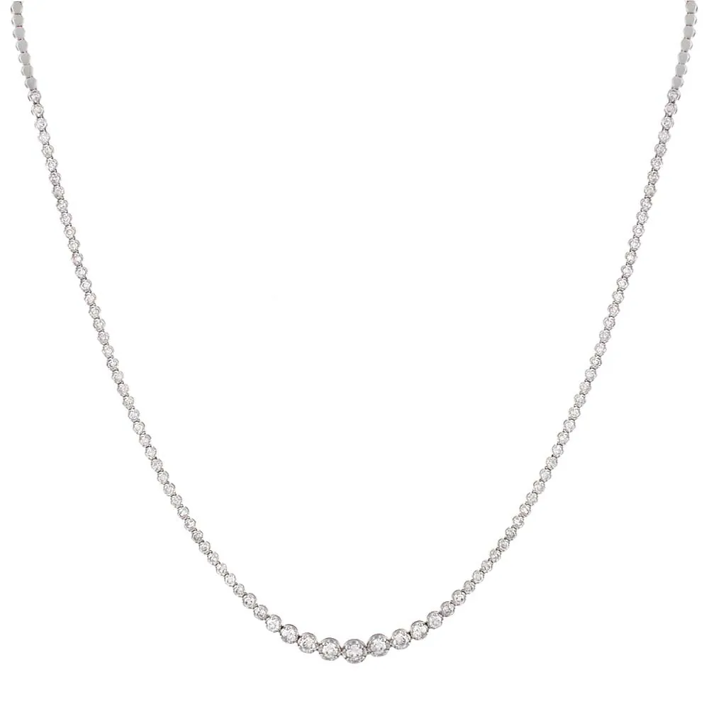 Graduated Diamond Necklace 14K sold by Adina Eden's product image thumbnail 3