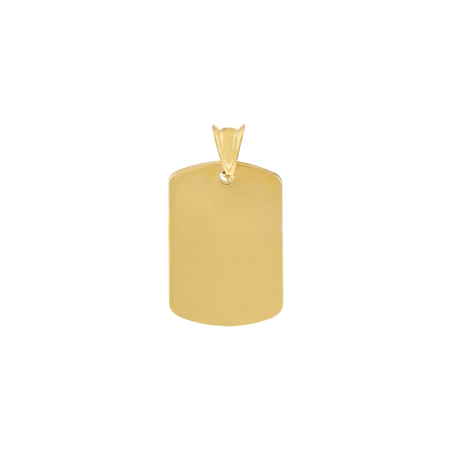 Engravable Men's Dog Tag Charm sold by Adina Eden's