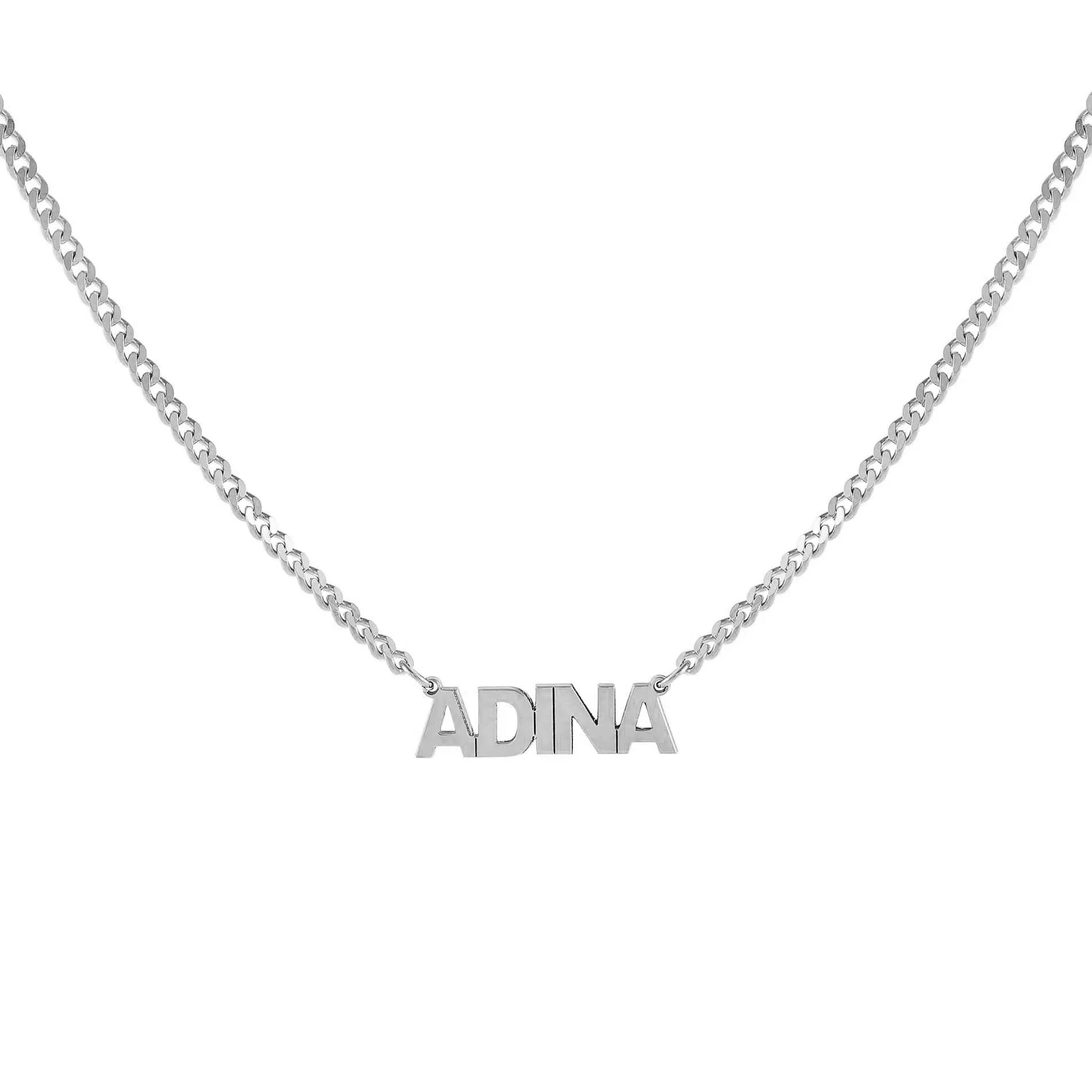Mini Nameplate Choker sold by Adina Eden's product image thumbnail 5