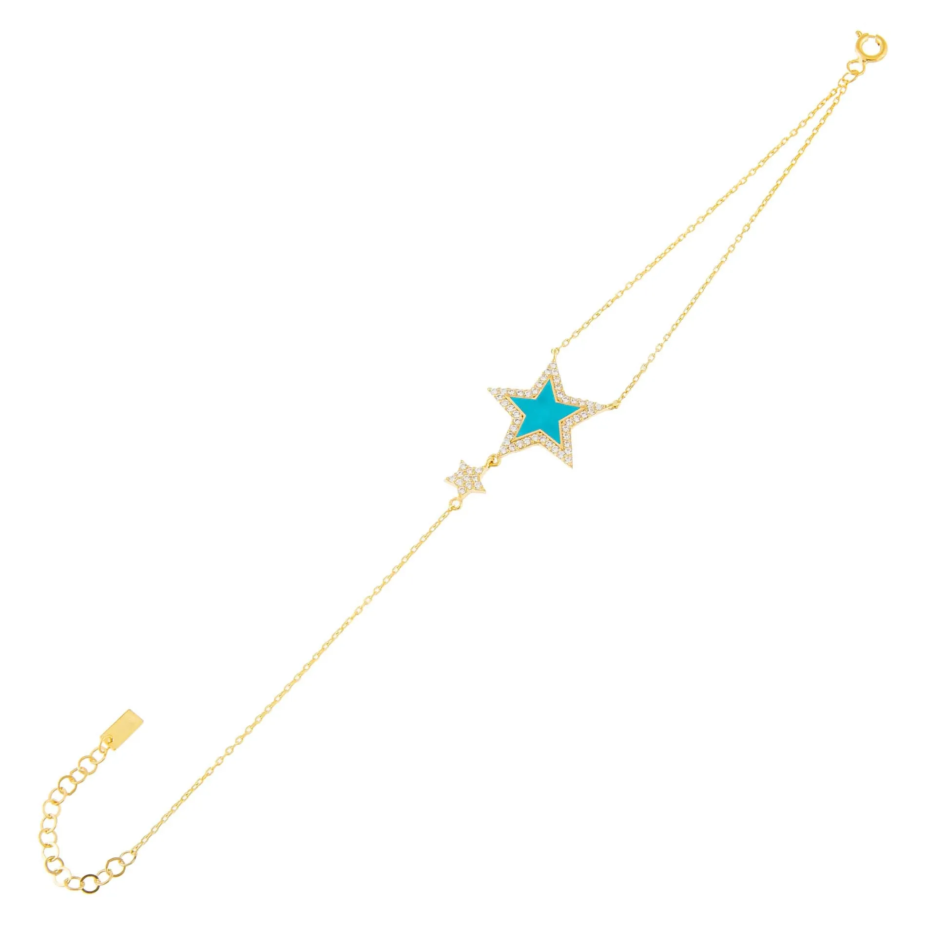 CZ Neon Star Bracelet sold by Adina Eden's product image thumbnail 3