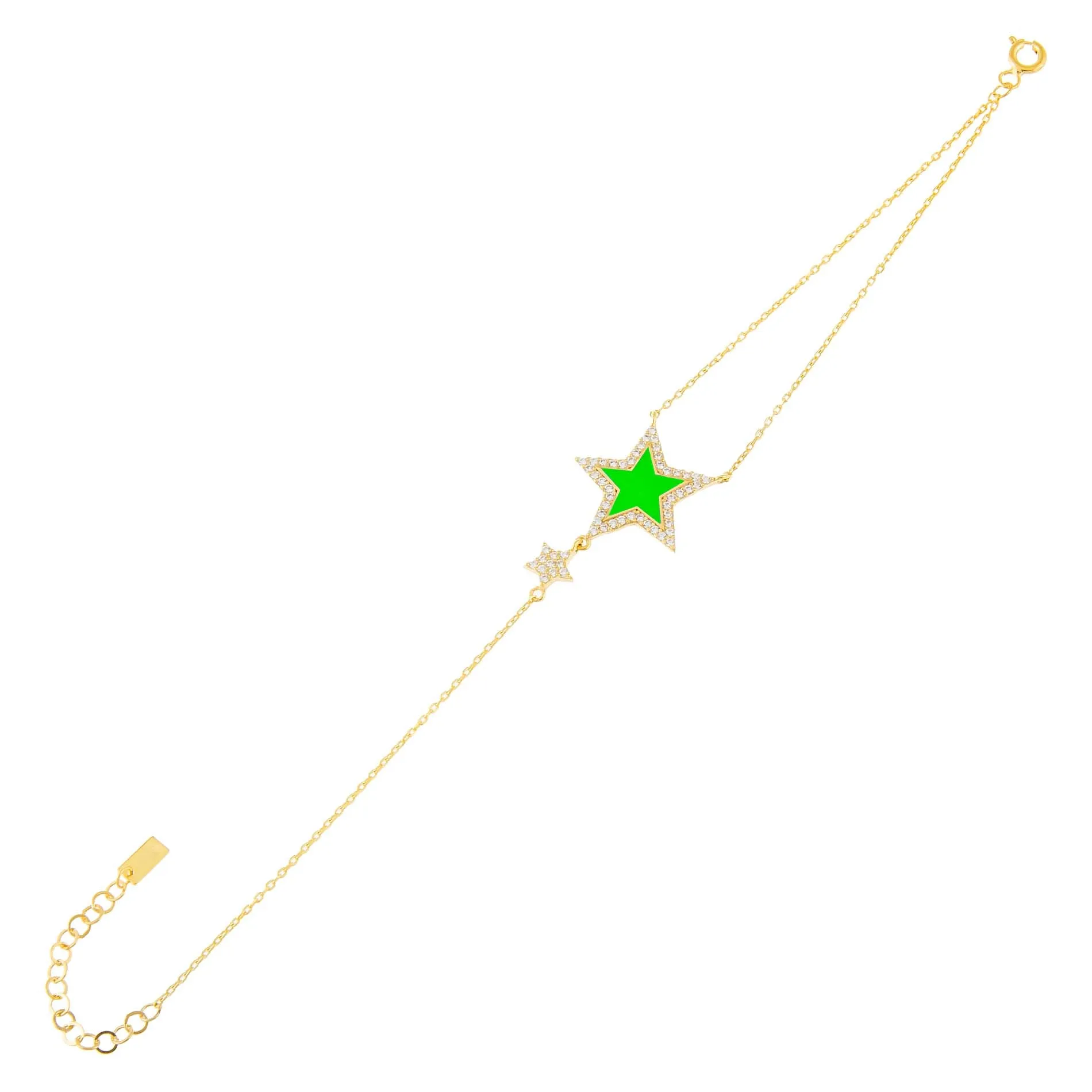 CZ Neon Star Bracelet sold by Adina Eden's product image thumbnail 2