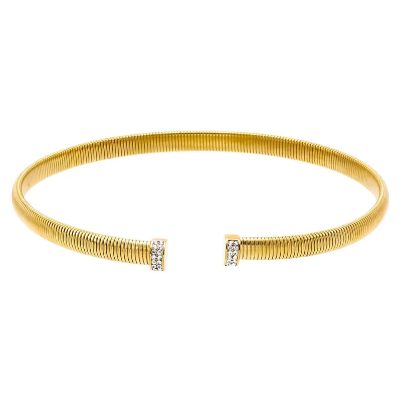 Pave Snake Open Claw Choker sold by Adina Eden's