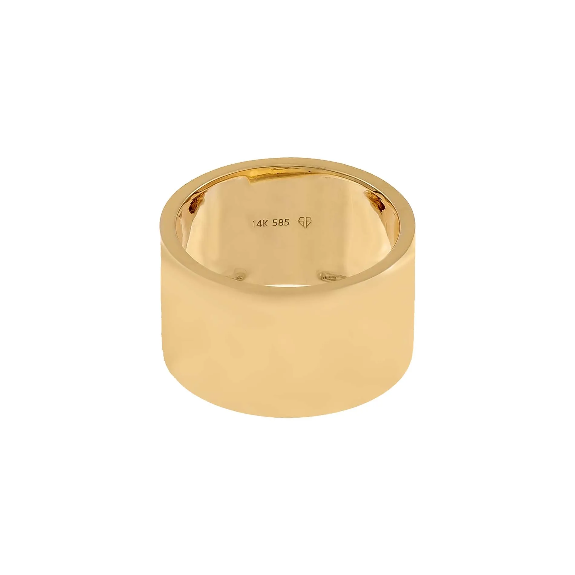 Extra Wide Cigar Band 14K sold by Adina Eden's product image thumbnail 3