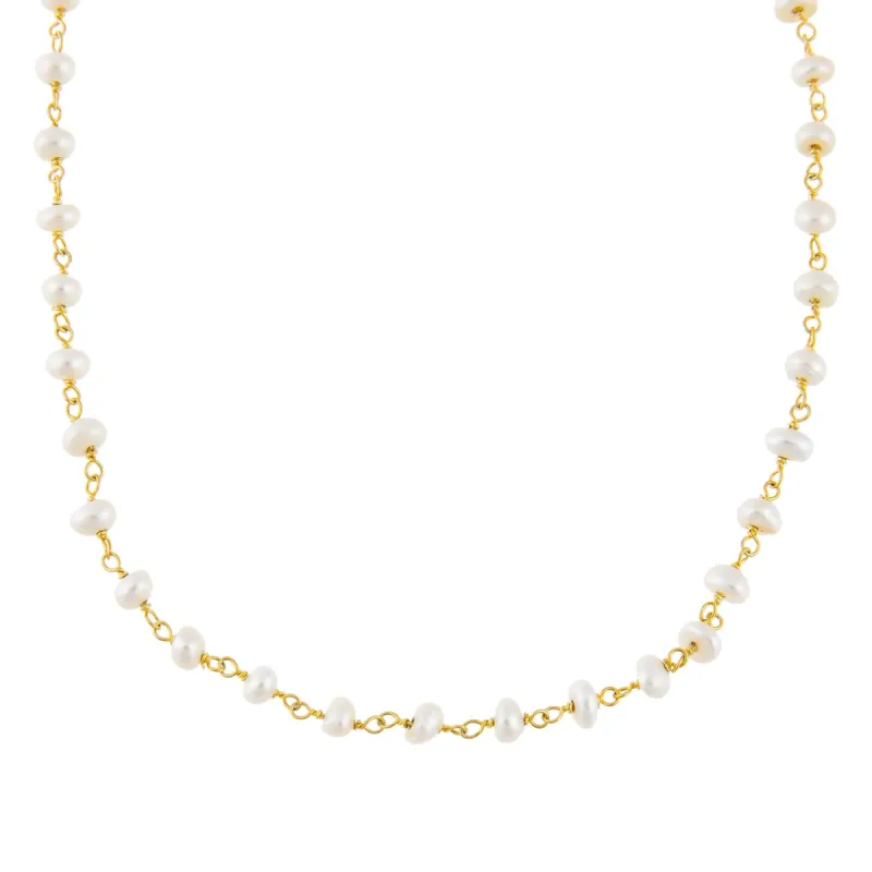 Pearl Beaded Choker sold by Adina Eden's