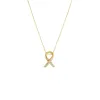 Pave "Bring Them Home" Ribbon Pendant Necklace sold by Adina Eden's