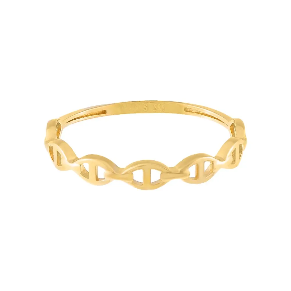 Mariner Link Ring 14k sold by Adina Eden's product image thumbnail 3